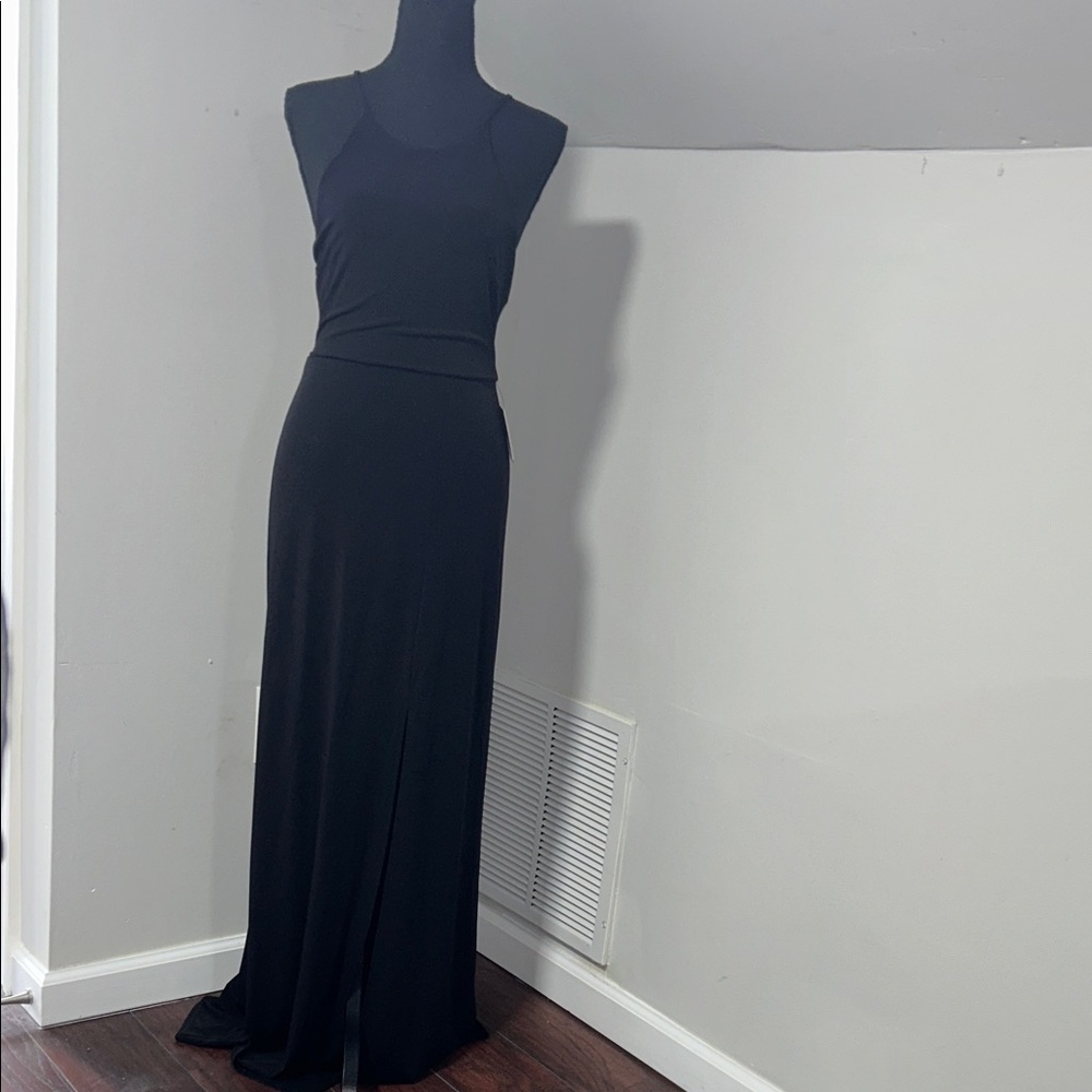 Express Black Sleeveless Maxi Dress